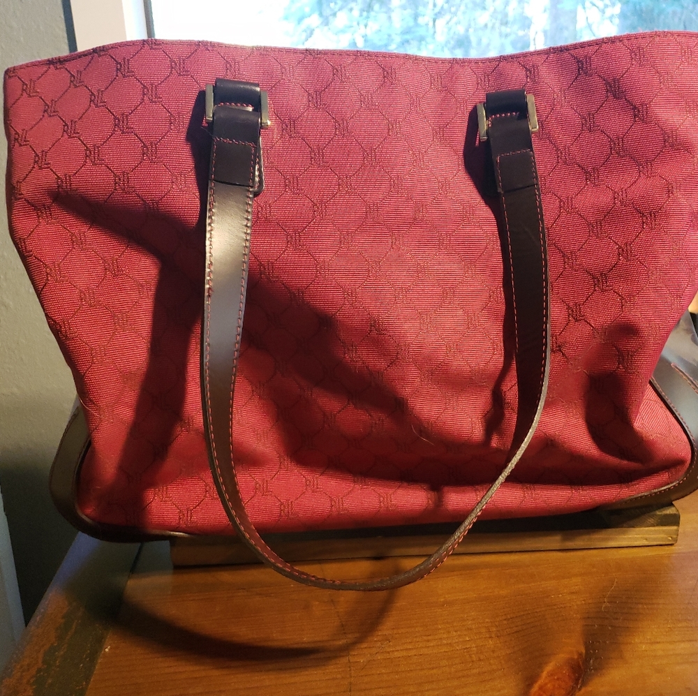 Vintage Ralph Lauren Signature Monogram Bag